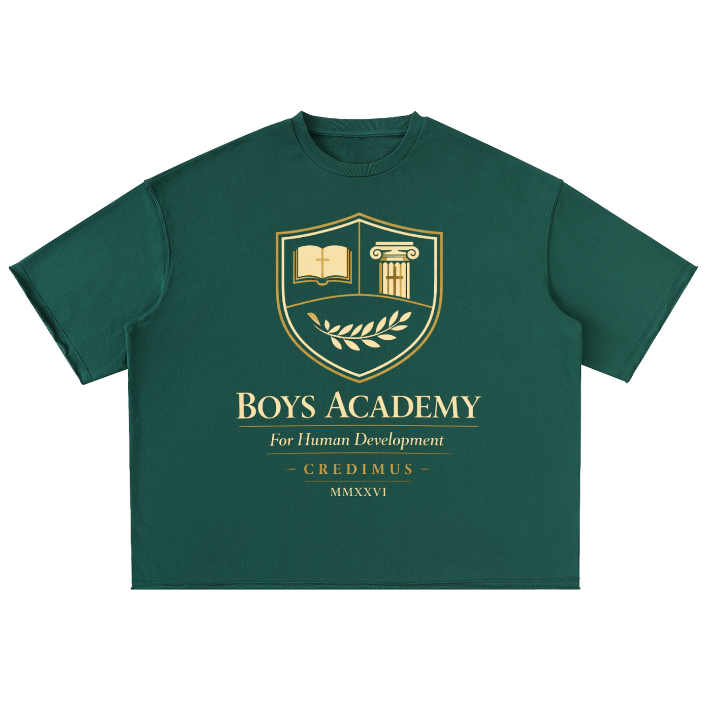Just The Logo - Washed Rolled Hem Half Sleeve T-Shirt